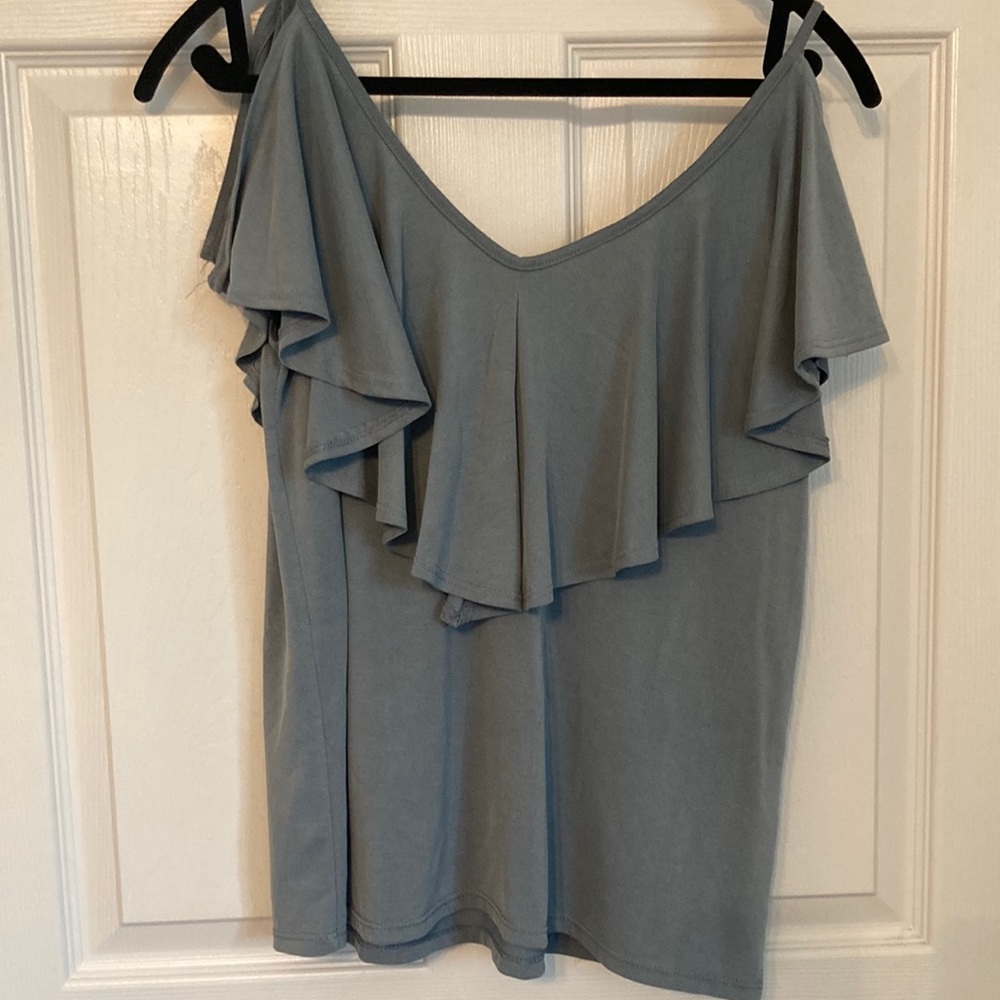 Modal Sleeveless W/ Flutter Detailing